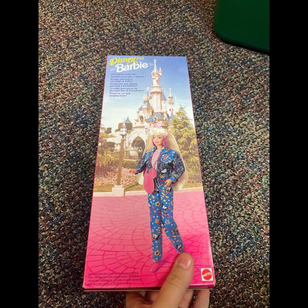 Euro Disney Fun Barbie Doll 1994 Foreign Issue New in‎ Box Collectible Mattel - Picture 4 of 7